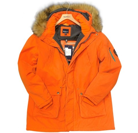 North 56 4 Duża Kurtka Parka Zimowa - Orange North 56 4 Duża Kurtka Parka Zimowa - Orange