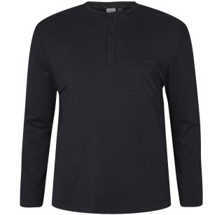 North 56Denim Duża Koszulka Longsleeve - Czarny