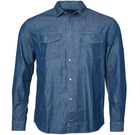 Replika Duża Koszula Jeans - Granat Replika Duża Koszula Jeans - Granat