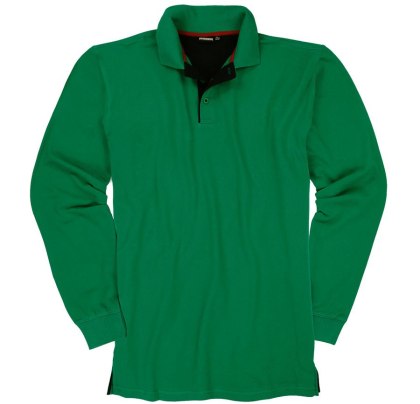 CF Duże Polo Longsleeve Adamo - Green