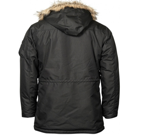 North 56 4 Duża Kurtka Parka Zimowa - Czarna North 56 4 Duża Kurtka Parka Zimowa - Czarna