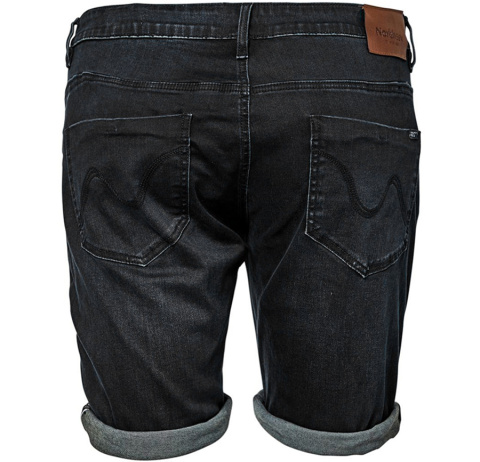 North 56 4 Duże krótkie spodnie jeans - Czarny North 56 4 Duże krótkie spodnie jeans - Czarny