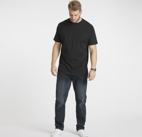 North 56Denim Duża Koszulka Czarna 2pak