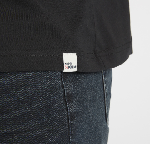 North 56Denim Duża Koszulka Czarna 2pak