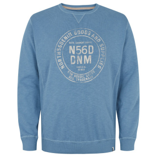 North 56Denim Duża Bluza - Blue