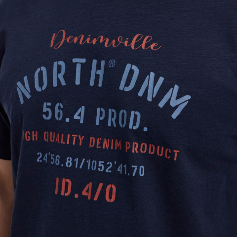 North 56Denim Duża Koszulka Navy North 56Denim Duża Koszulka Navy