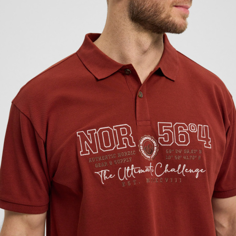 North 56 4 Duża Koszulka Polo Red North 56 4 Duża Koszulka Polo Red