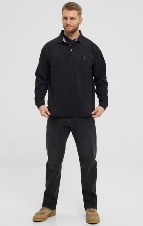 North 56 4 Duża Koszulka Polo Longsleeve Czarma North 56 4 Duża Koszulka Polo Longsleeve Czarma
