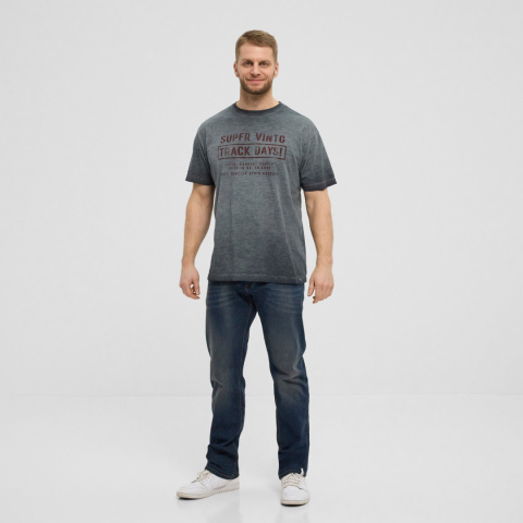 North 56Denim Duża Koszulka Szara North 56Denim Duża Koszulka Szara