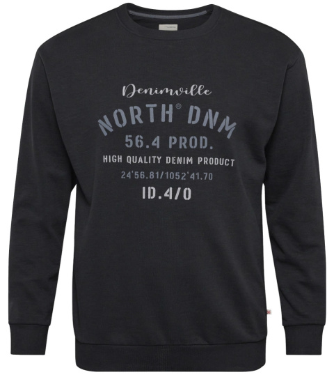 North 56Denim Duża Bluza - Czarna North 56Denim Duża Bluza - Czarna
