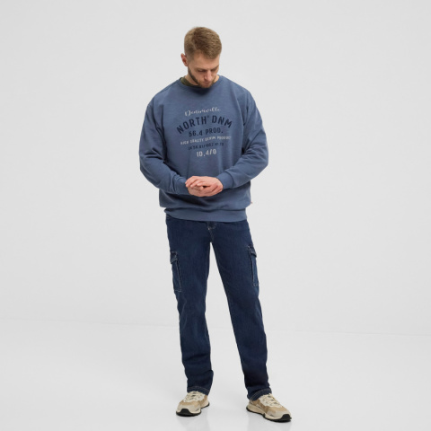 North 56Denim Duża Bluza - Blue North 56Denim Duża Bluza - Blue