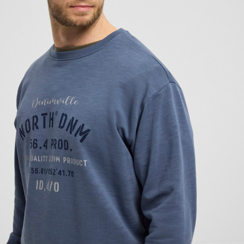 North 56Denim Duża Bluza - Blue North 56Denim Duża Bluza - Blue