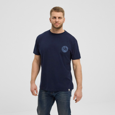 North 56Denim Duża Koszulka Navy North 56Denim Duża Koszulka Navy
