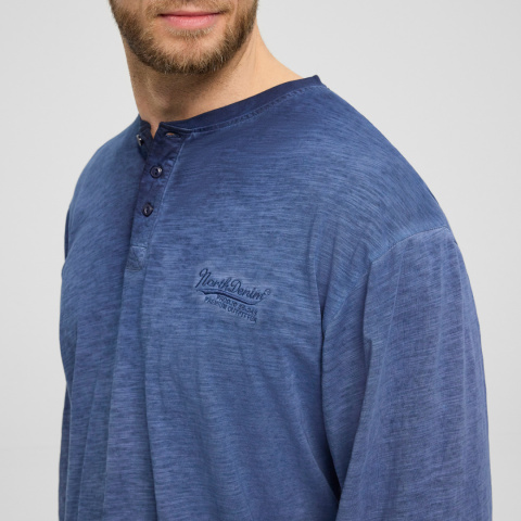 North 56Denim Duża Koszulka Longsleeve - Blue North 56Denim Duża Koszulka Longsleeve - Blue