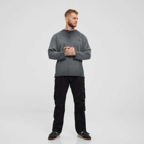 North 56Denim Duża Koszulka Longsleeve - Szary North 56Denim Duża Koszulka Longsleeve - Szary