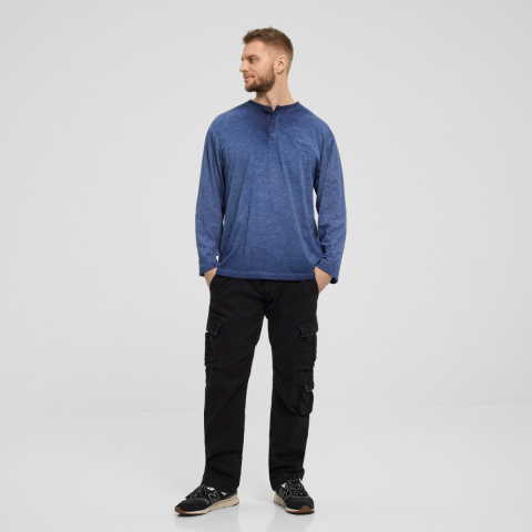 North 56Denim Duża Koszulka Longsleeve - Blue North 56Denim Duża Koszulka Longsleeve - Blue
