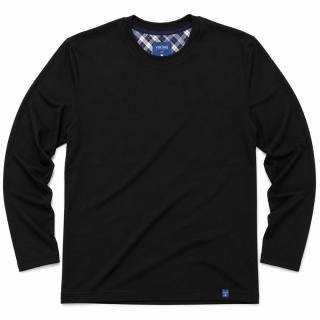 Duża Koszulka Longsleeve Viking - Czarny