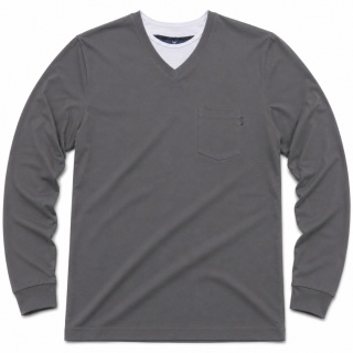 Duża Koszulka Longsleeve Viking - Szara