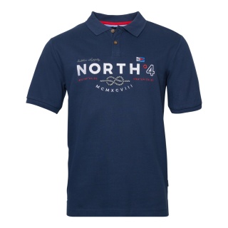 North 56 4 Duża Koszulka Polo - Granat