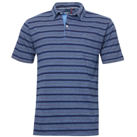 North 56 4 Duża Koszulka Polo Granat