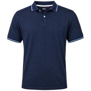 North 56 4 Duża Koszulka Polo Granatowa