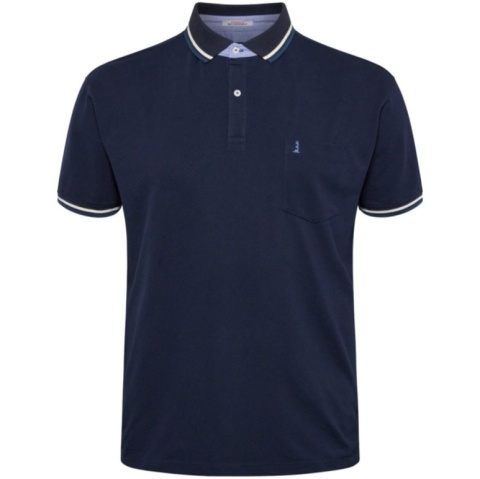 North 56 4 Duża Koszulka Polo Granatowa