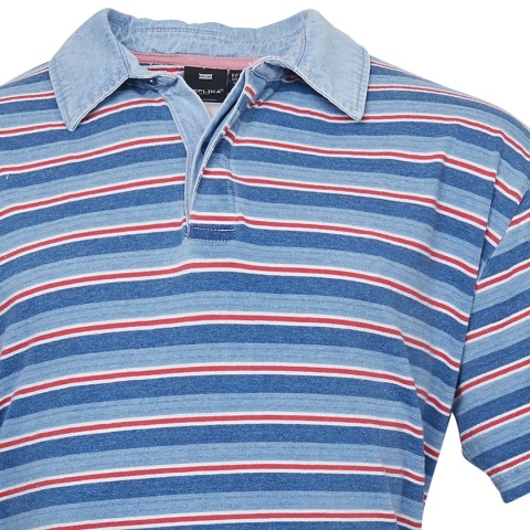 Replika Duża Koszulka Polo - Blue
