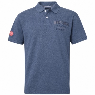 Replika Duża Koszulka Polo - Granat