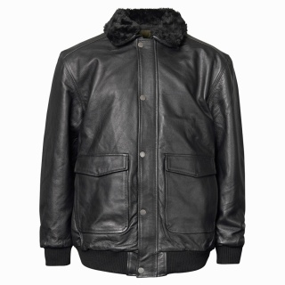 North 56 4 Duża Kurtka Zimowa Skórzana