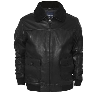 Replika Duża Kurtka Zimowa Skórzana