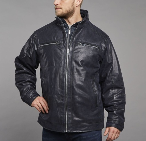 Replika Duża Kurtka Zimowa Skórzana