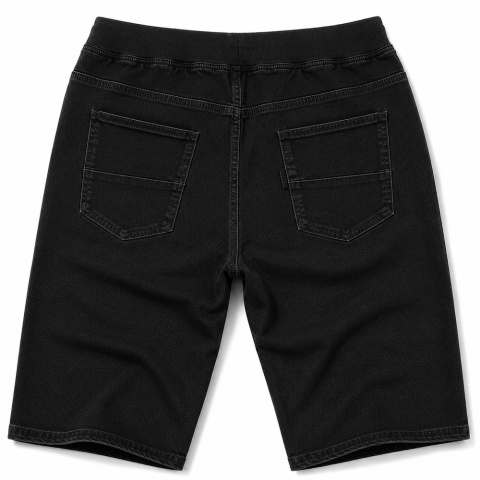Viking Sky - Krótkie spodnie jeans - Czarne