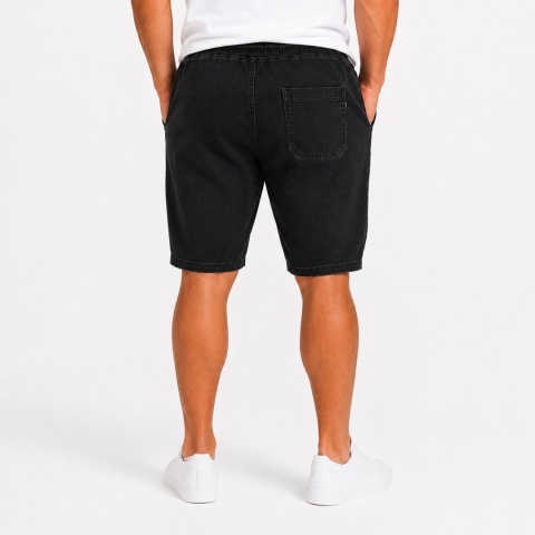 Viking Sky - Krótkie spodnie jeans - Czarne