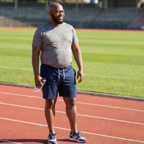 Adamo Lekkie Spodenki Sportowe - Granat