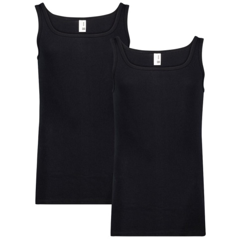 Duża Podkoszulka Adamo 2pack - Czarna