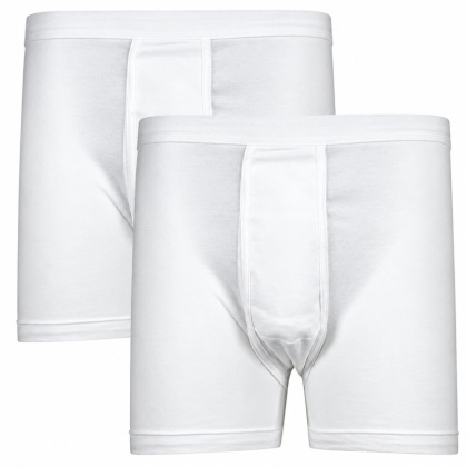 Duże Bokserki Adamo Ribbed- Białe