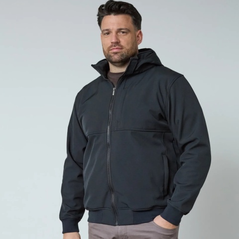 North 56 4 Duża Kurtka Softshell - Czarny