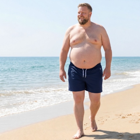 Adamo Szorty Fitness/Kąpielowe - Granat