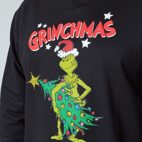 North Latitude Duża Bluza Grinch - Czarna