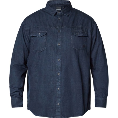 North Latitude Duża Koszula Jeans - Denim