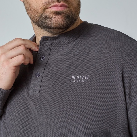 North Latitude Duży Longsleeve - Grey