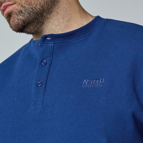 North Latitude Duży Longsleeve - Blue