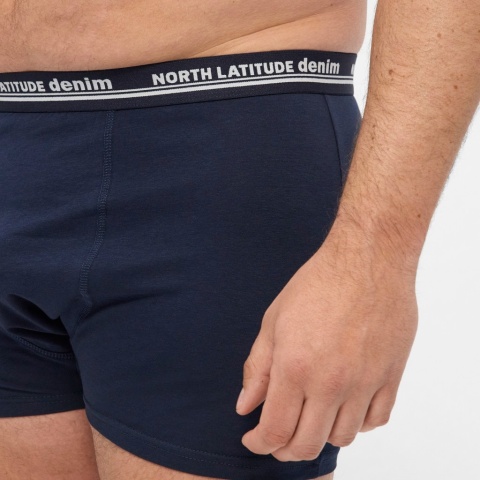 North Latitude Duże Bokserki 5-pack - Granat