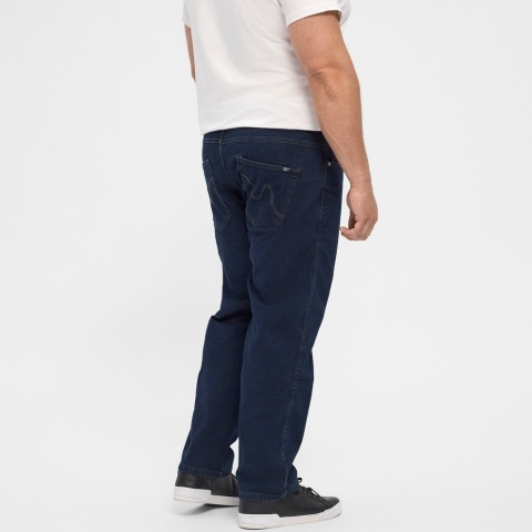 North Latitude Duże Spodnie Jeans - Granat
