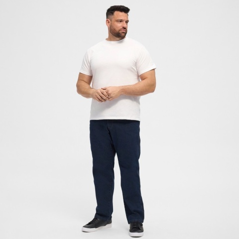 North Latitude Duże Spodnie Jeans - Granat
